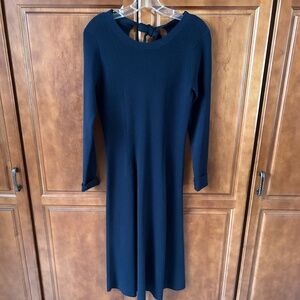 Banana Republic Navy Blue Knit Dress Size Medium